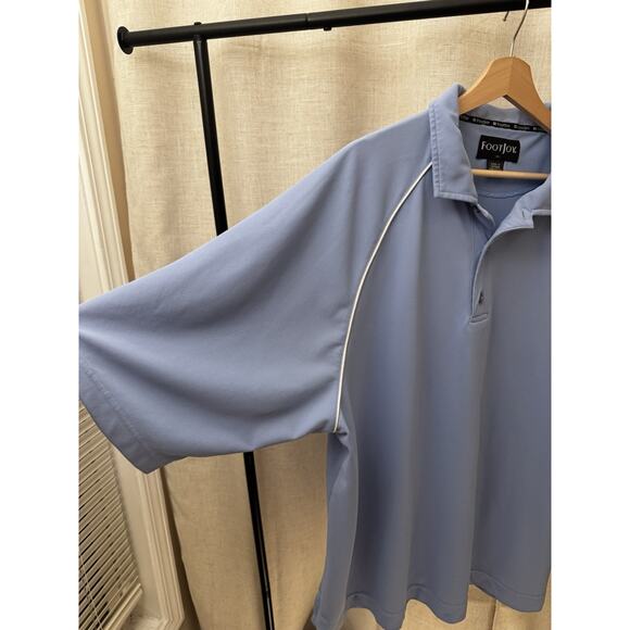 FootJoy XL Blue Golf Polo | Brambleton Golf Club Logo - Picture 11 of 11